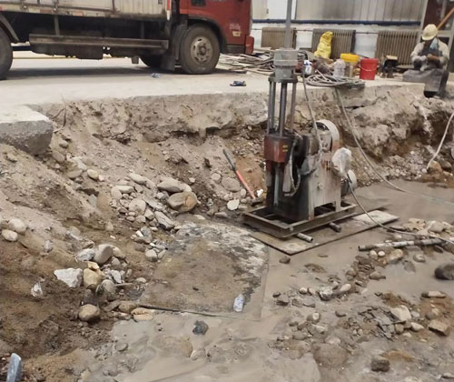 集美公路下沉压浆